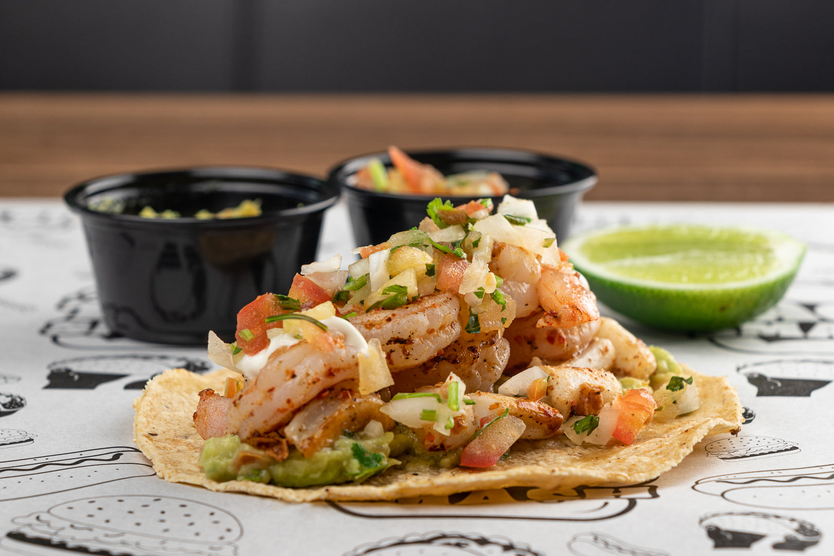 Taco de mariscos